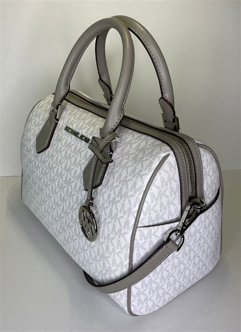 michael kors large duffle satchel bag